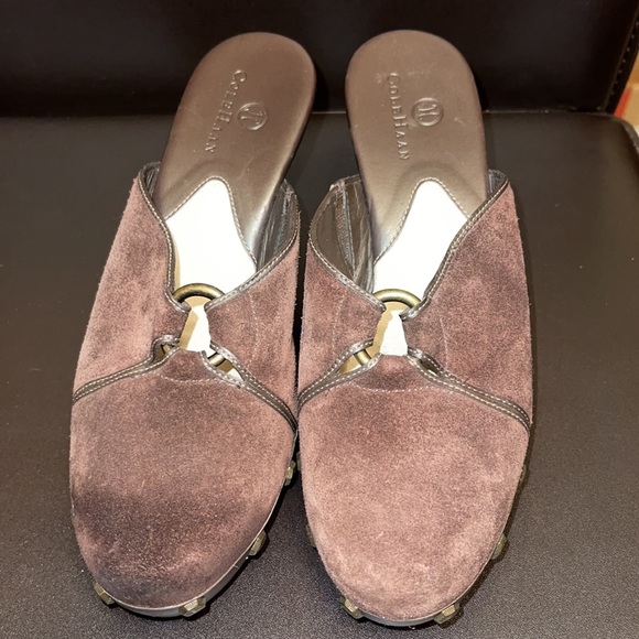 Suede Leather Mules - Picture 2 of 8
